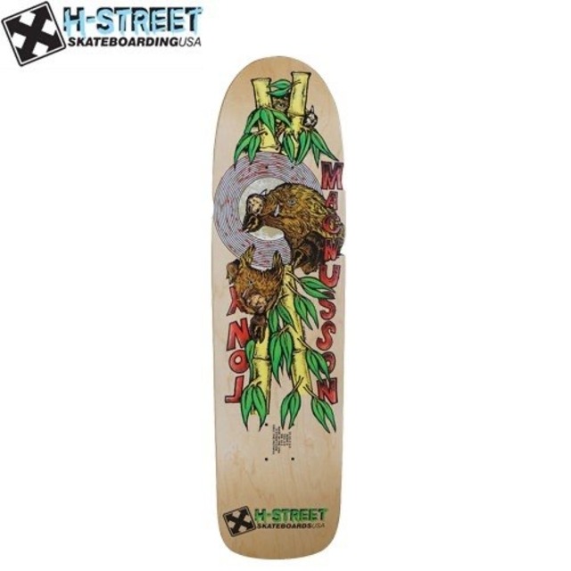 H-STREET SKATEBOARDING スケートデッキ 【TONY MAG BATTLE HOGS】8.95 