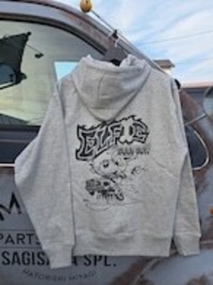 HOODIE　看板犬♪ エルフィー　<mixgray>