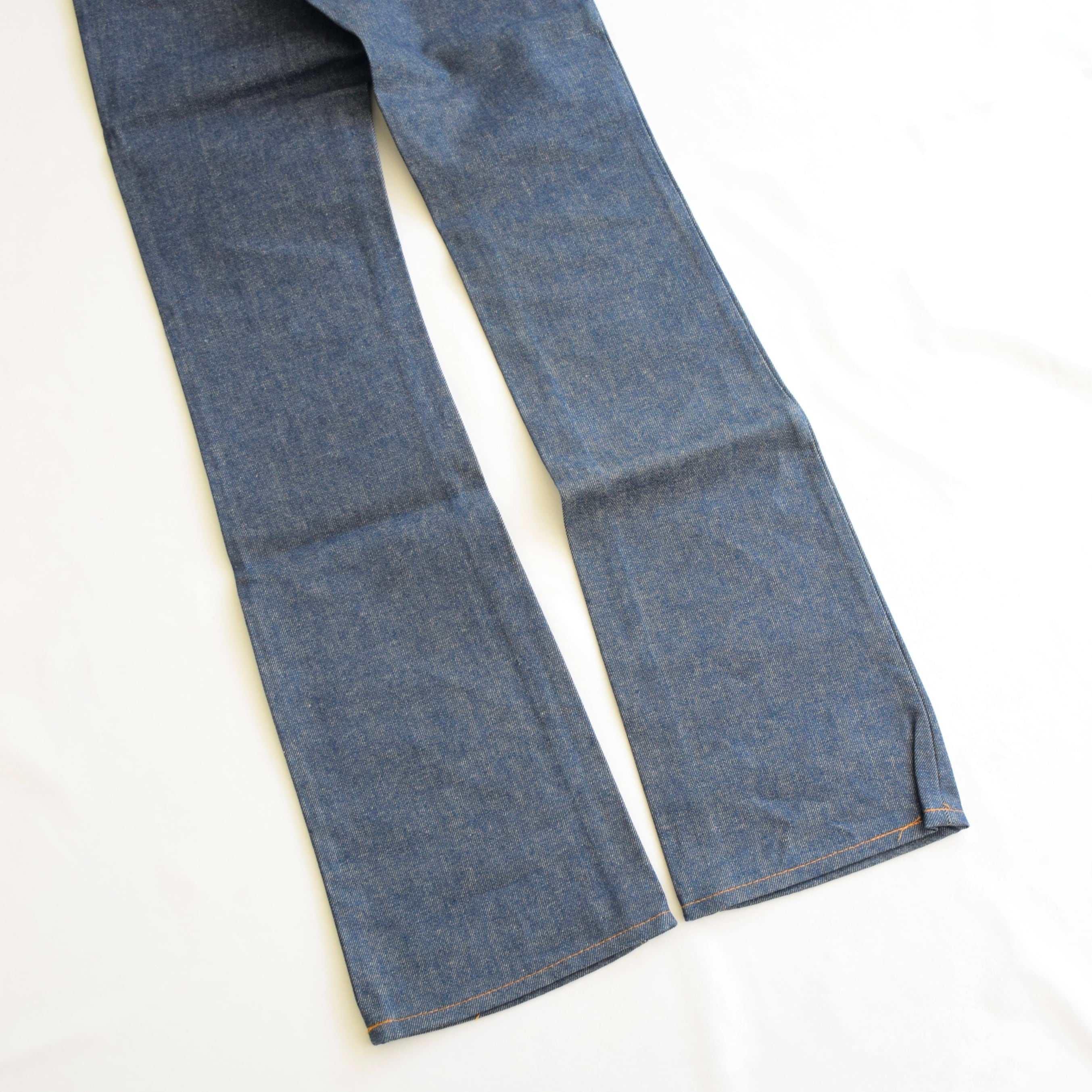 80 USA製 Levi's 517 デニムパンツ DEAD STOCK W28 L36 ブルー