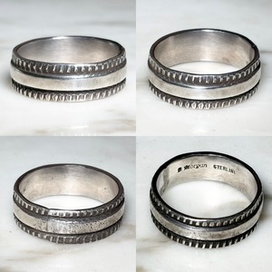 navajo Bruce Morgan silver ring