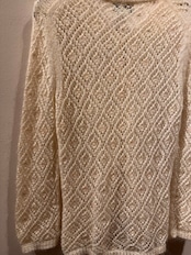 BANANA REPUBLIC Mohair Blend Openwork Cardigan