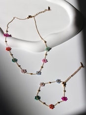 【予約】Flower beads necklace