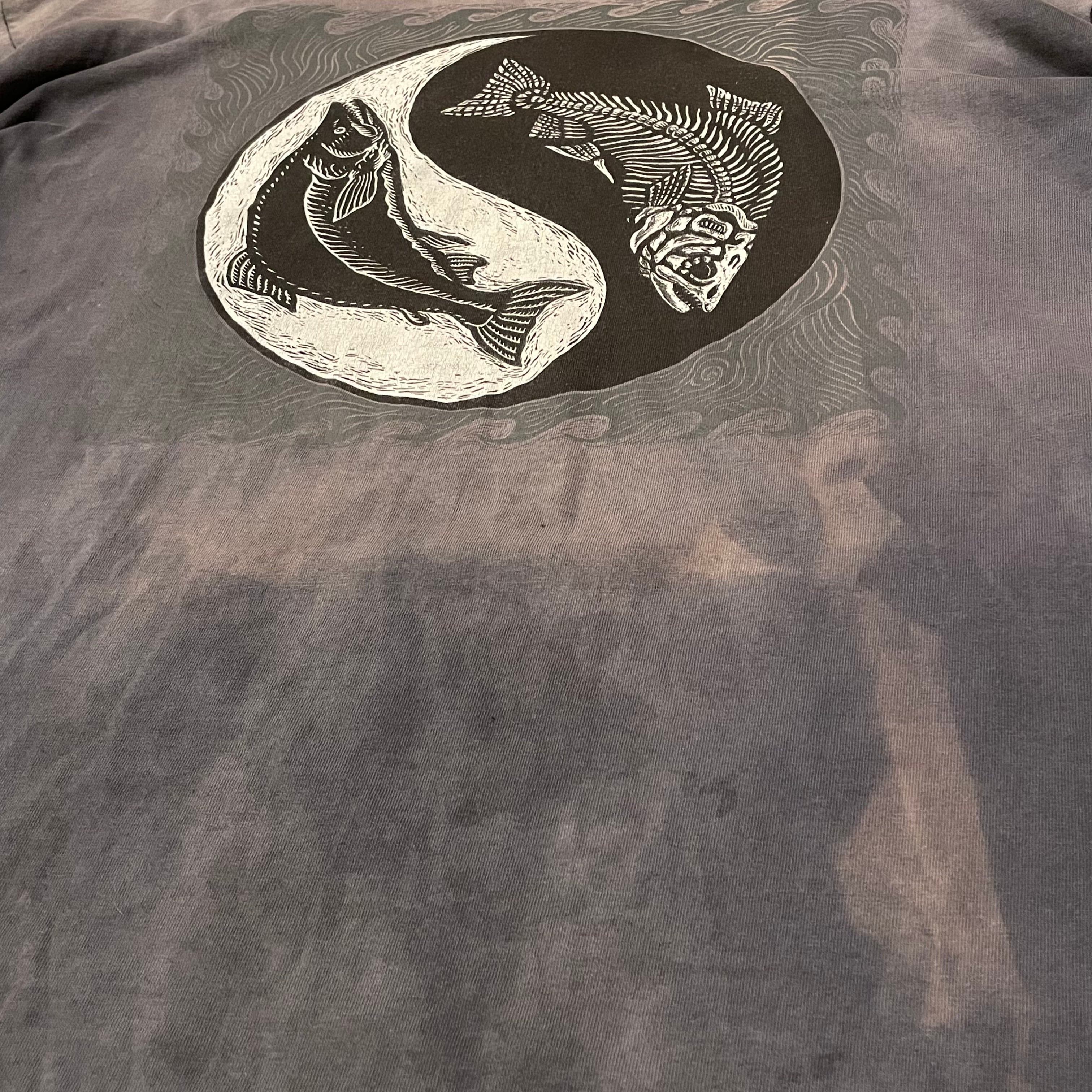 80s〜90s YIN YANG “陰陽“fish t-shirt | What'z up