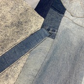 【bomber38】再構築リバーシブルボンバー  Kimono×denim MIX BOMBER JACKET