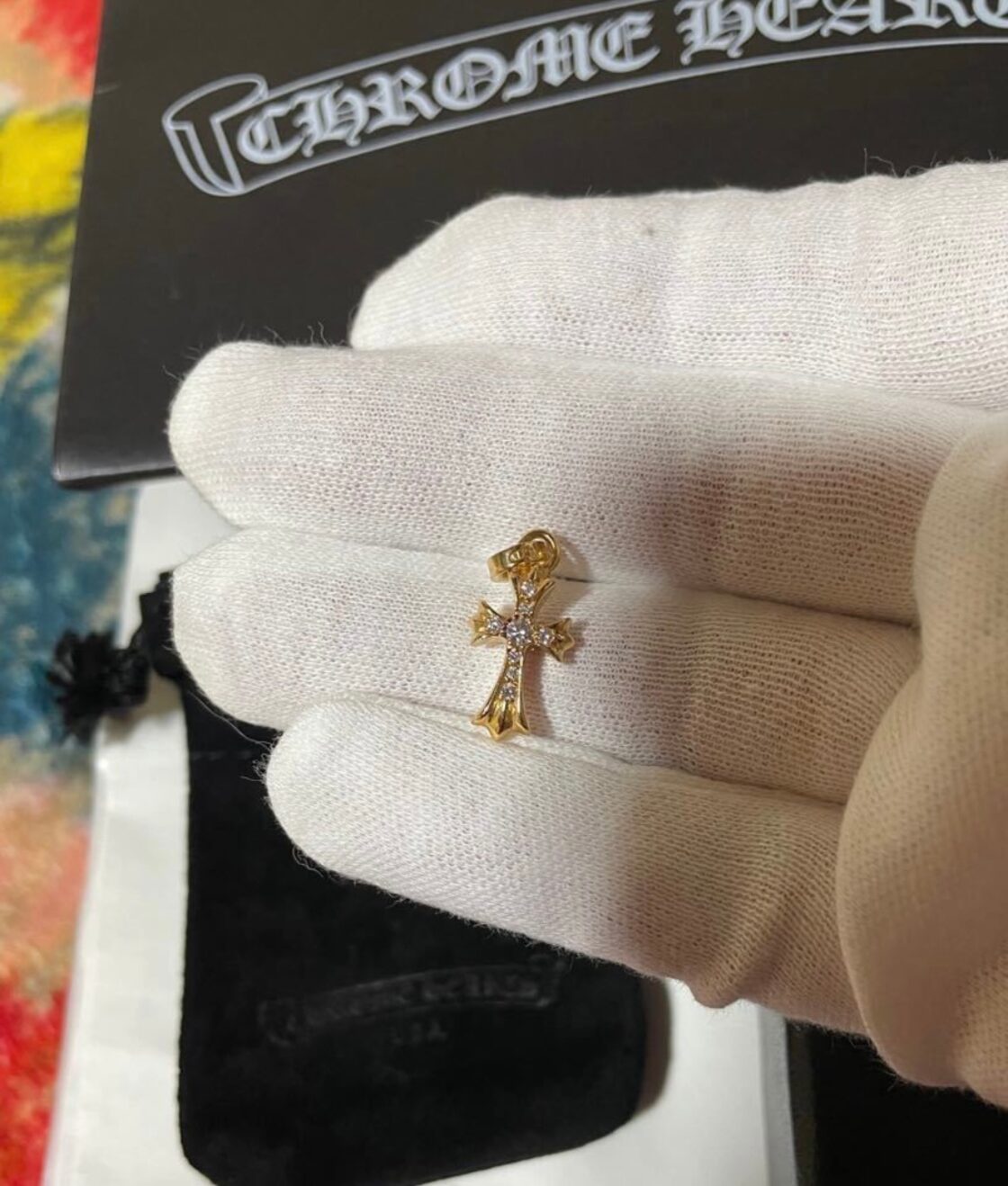 CHROME HEARTS クロムハーツ ベビーファット 22K パヴェダイヤモンド 