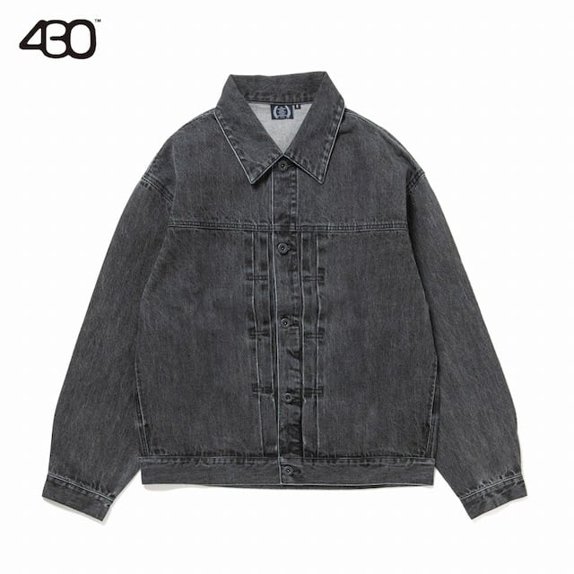 430 : SLVG DENIM JACKET H-WASH