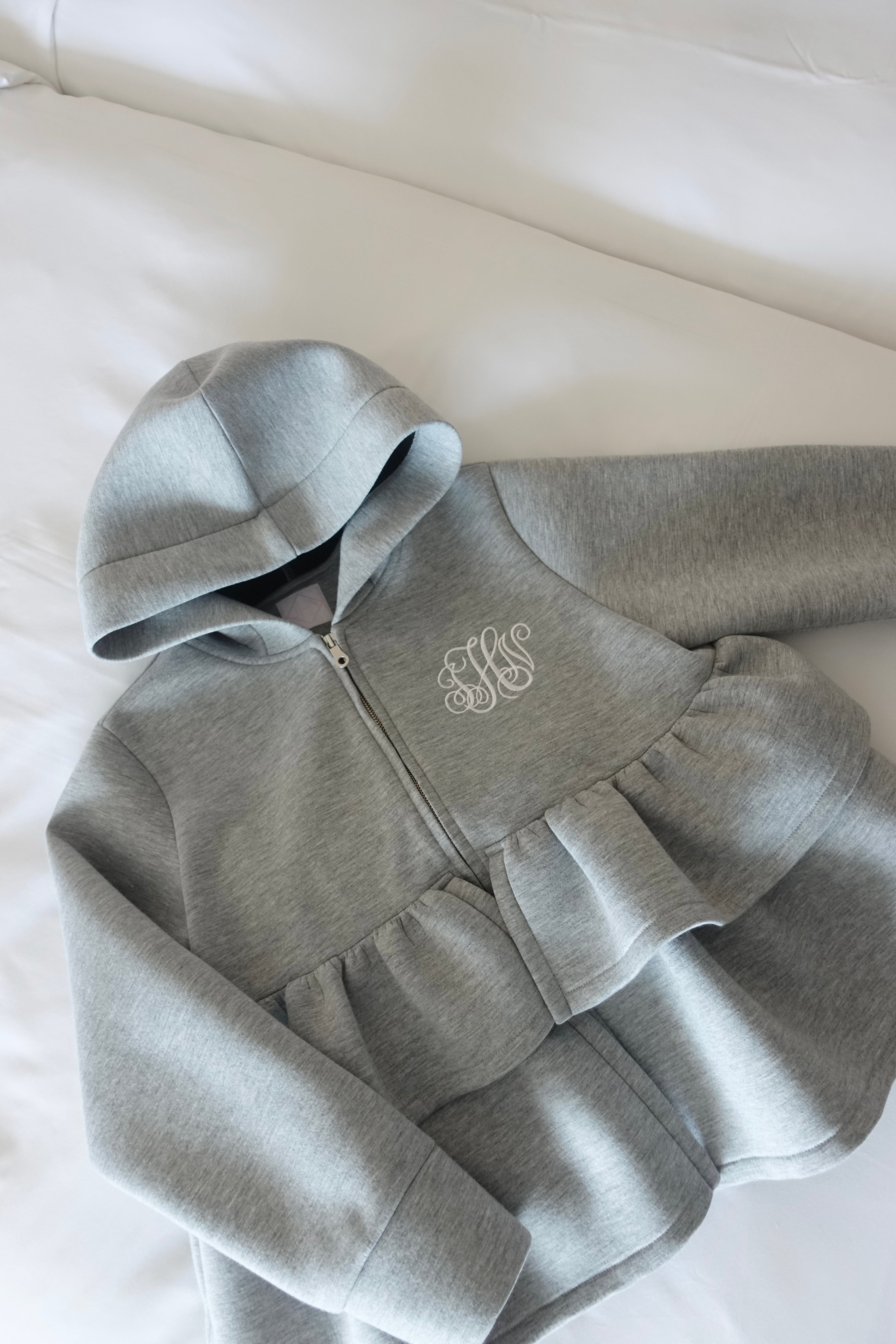 Zip-up Foodie/Gray | J.N.Hearts
