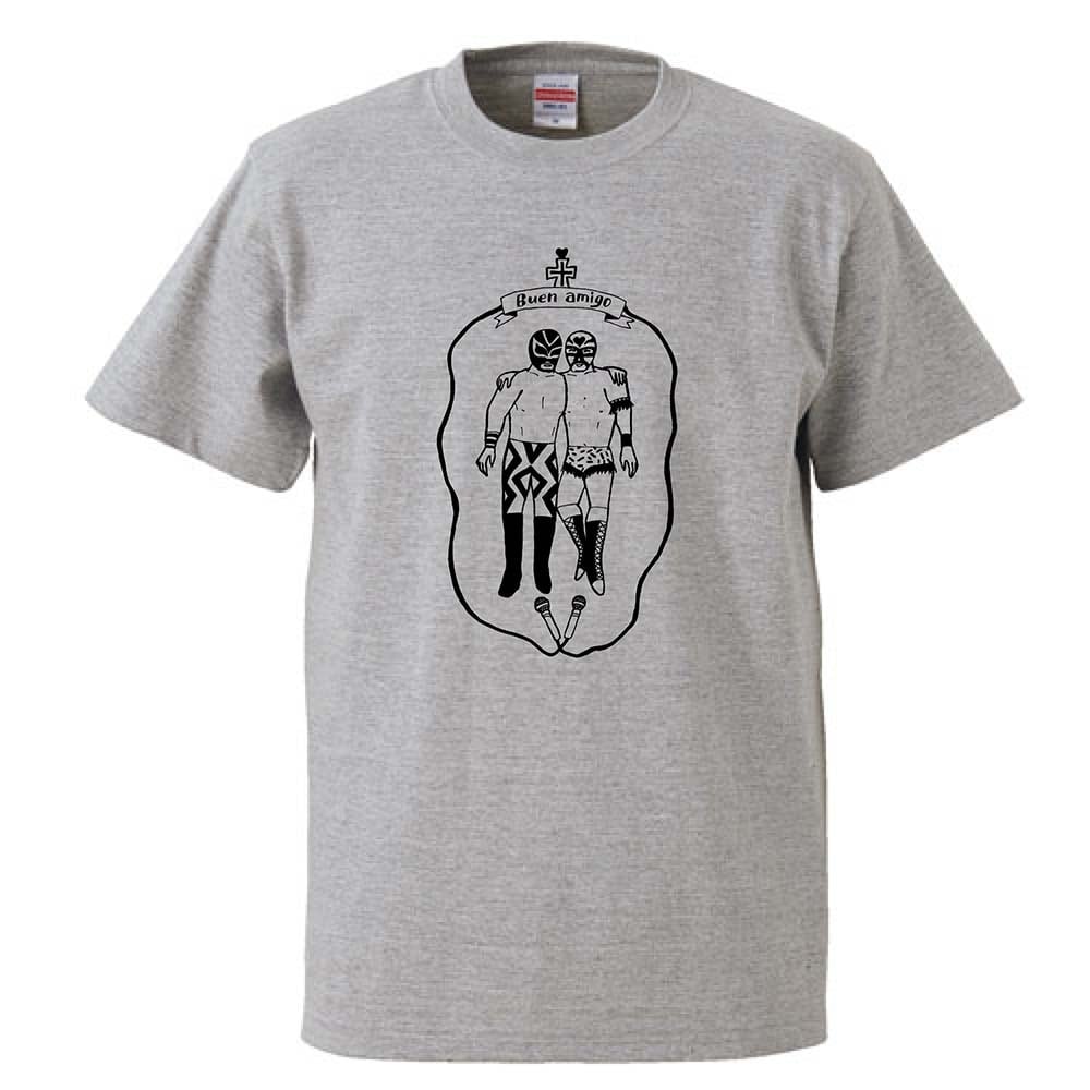 buen amigo / Tシャツ / なかしまともみ /  -WHITE/GRAY/SAND-