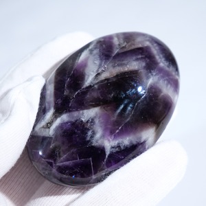 シェブロン アメシスト / パーム パームストーン 握り石【1】