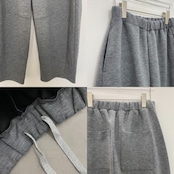 スウェットラフコクーンPT/グレー