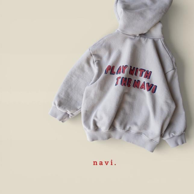【取寄】navi.｜with hoodie zip-up｜ウィズフーディージップアップ｜S-JL｜kids&jr｜26 spring