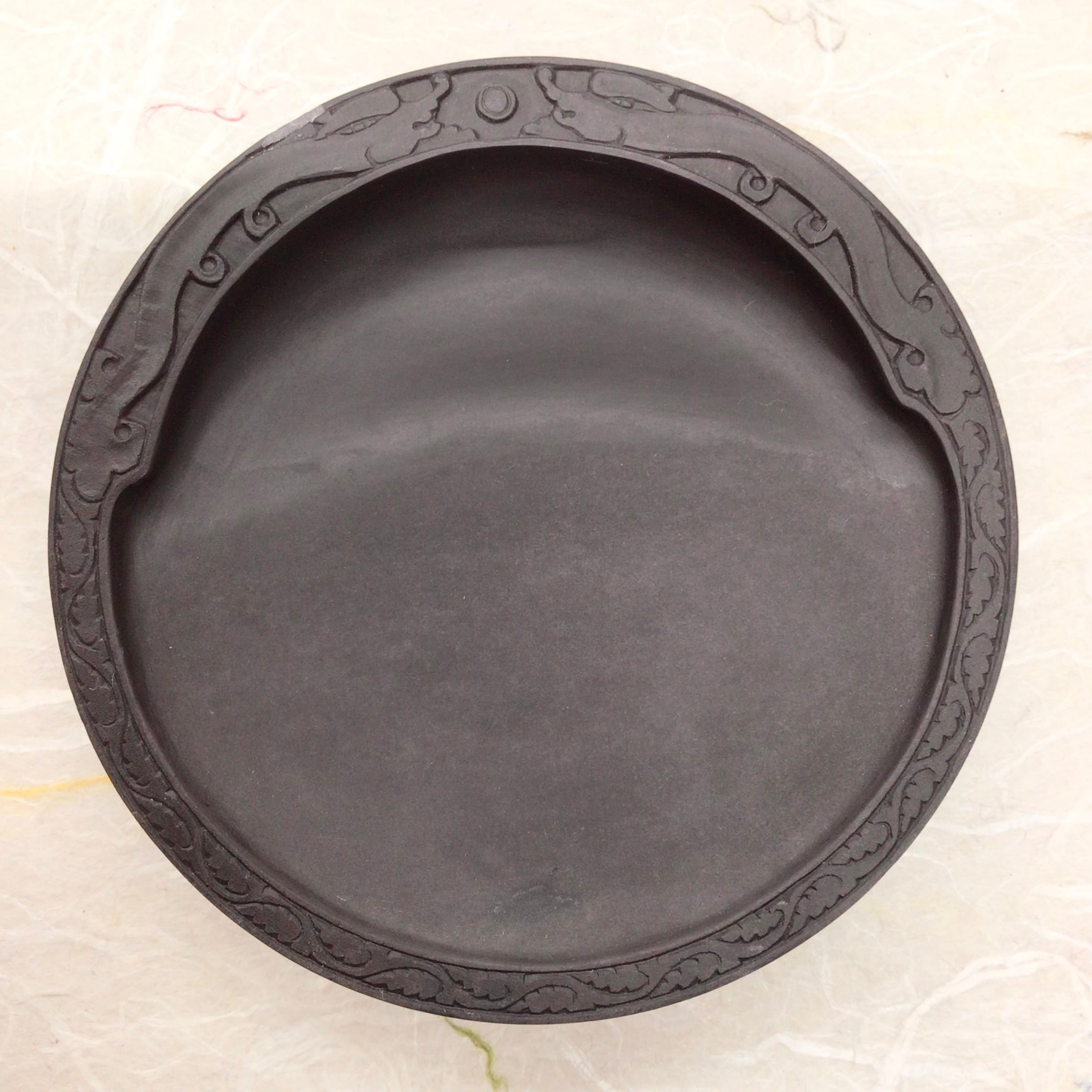 端渓硯 麻子坑 (ウ) 円型 | 書道と文具のお店 青丹堂Seitando