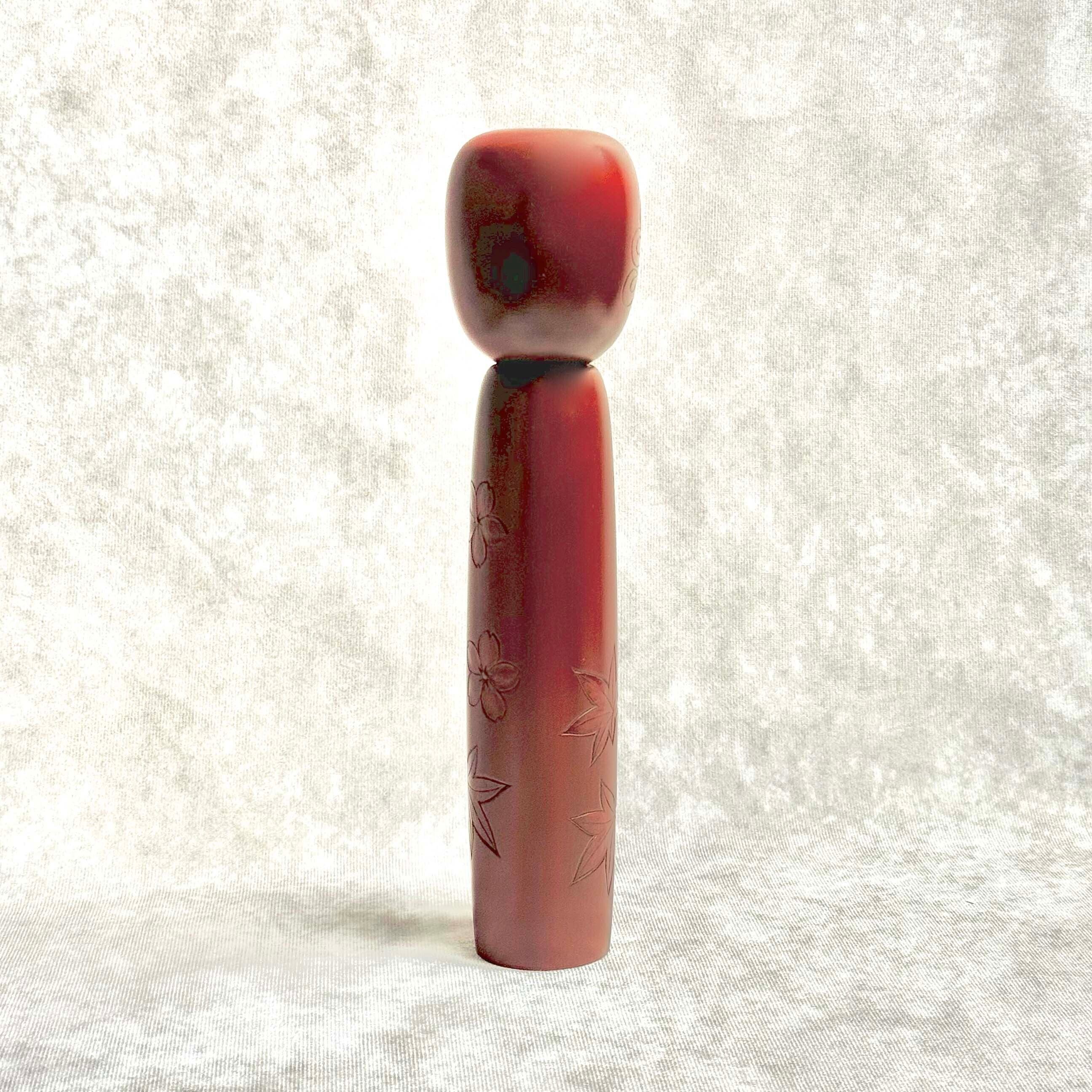 伝統工芸「鎌倉彫こけし」(No.46)