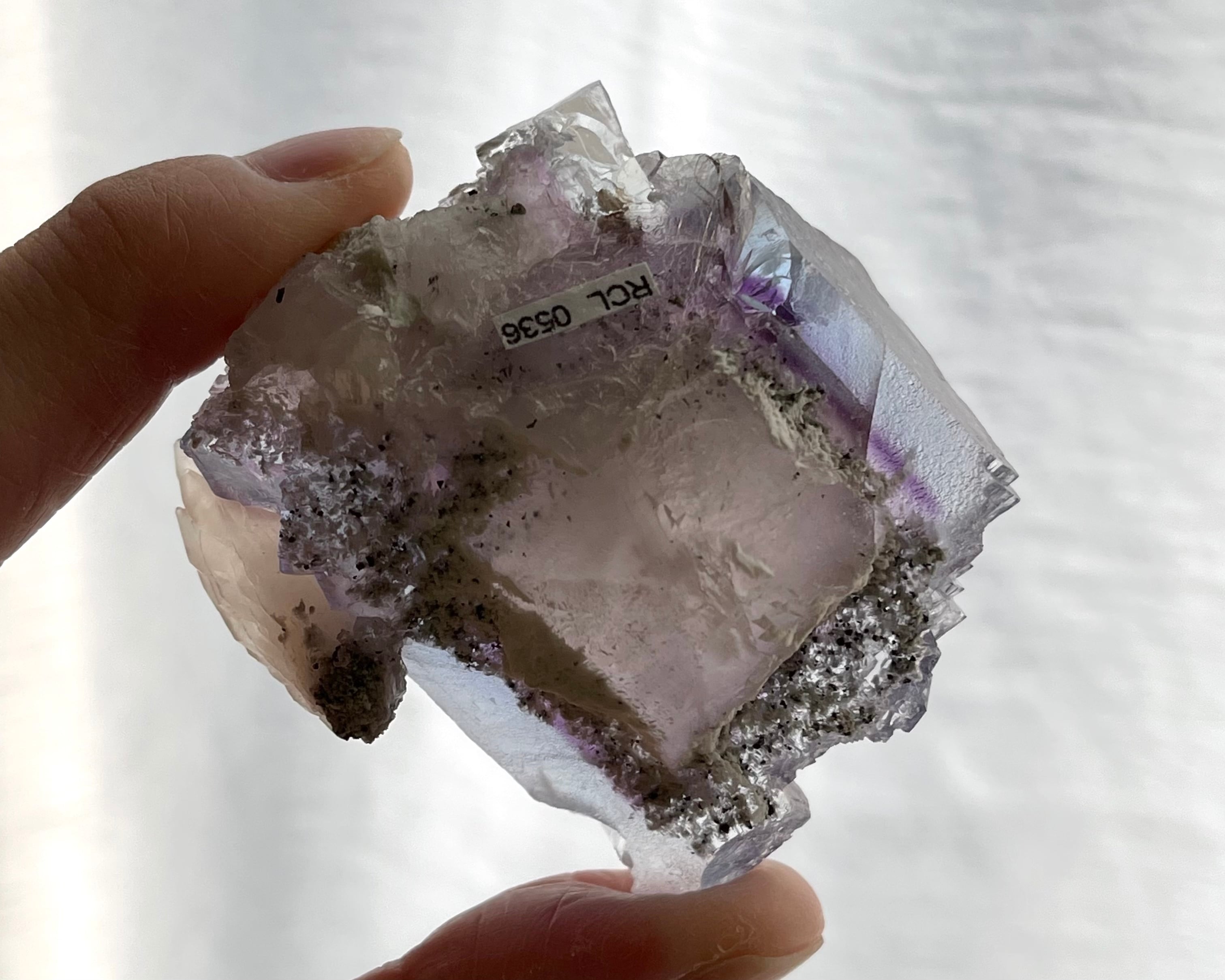 フローライト / カルサイト【Fluorite with Calcite】アメリカ産