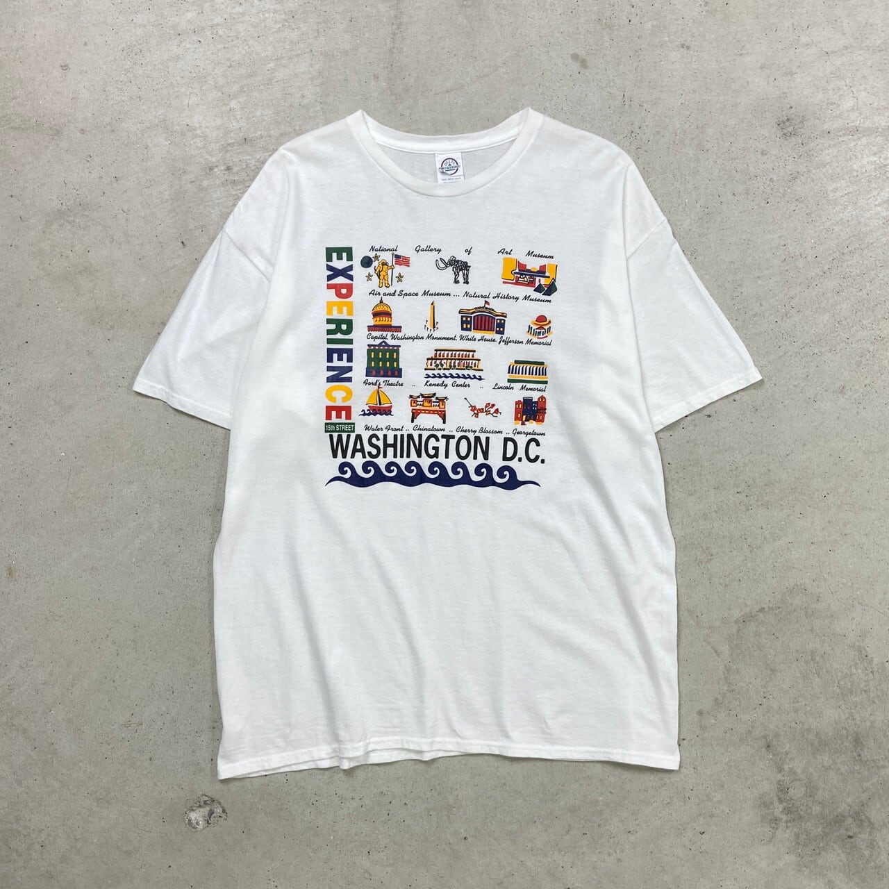 00年代 WASHINGTON D.C. EXPERIENCE プリントTシャツ メンズXL 古着 