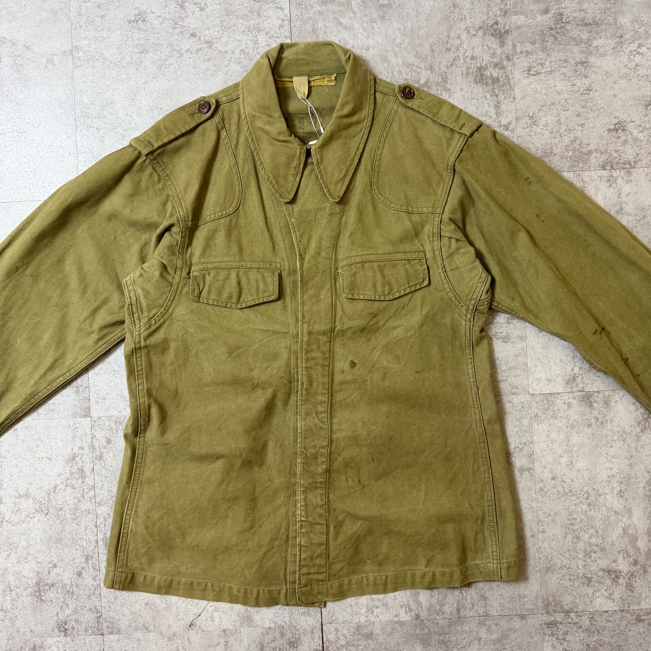 〜50's M-47 Jacket 2Pockets PAUL BOYE French Army  50年代 ポールボワイ フランス軍 ジャケット ミリタリー ヴィンテージ ビンテージ  TT2026-0016 - 3