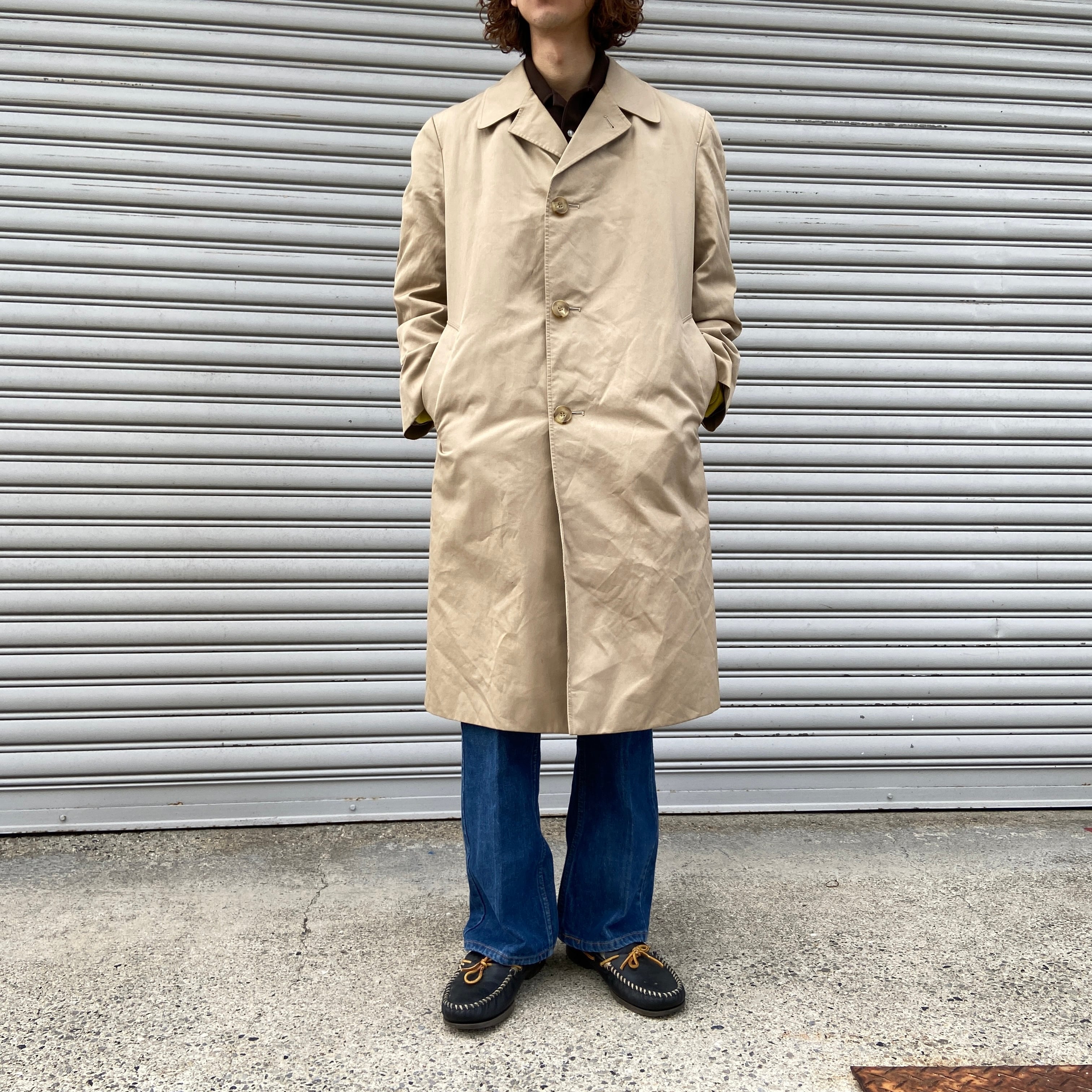 Aquascutum アクアスキュータム ステンカラーコート メンズ