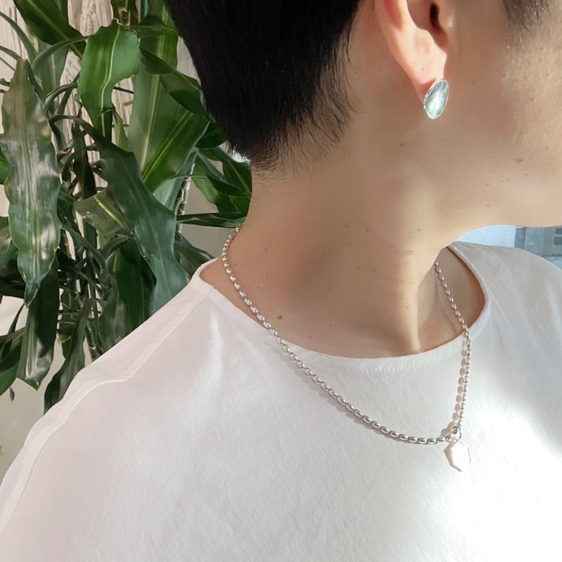 いびつな 白蝶貝 /アバロン オーバル スタッドピアス | 【公式通販