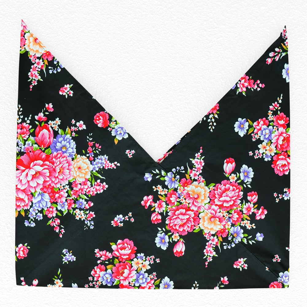 客家花布 あずま袋 (黄/黒) | のまど商店