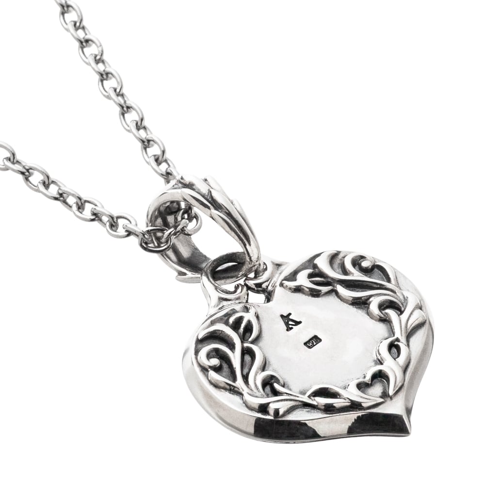 クラウンハートペンダント AKP0126 Crown heart pendant シルバー