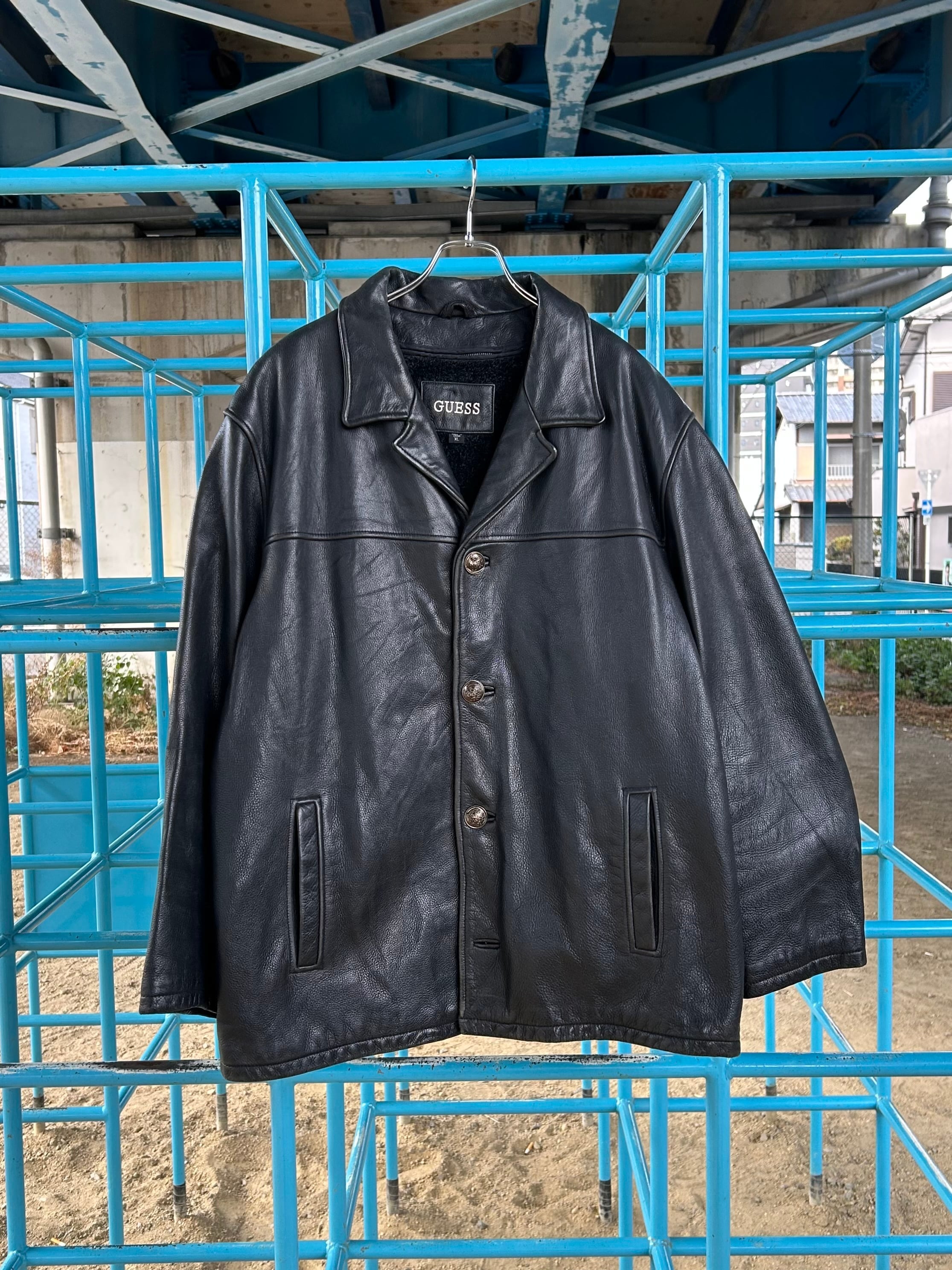 GUESS vintage Leather Jacket | 古着屋TobaRi