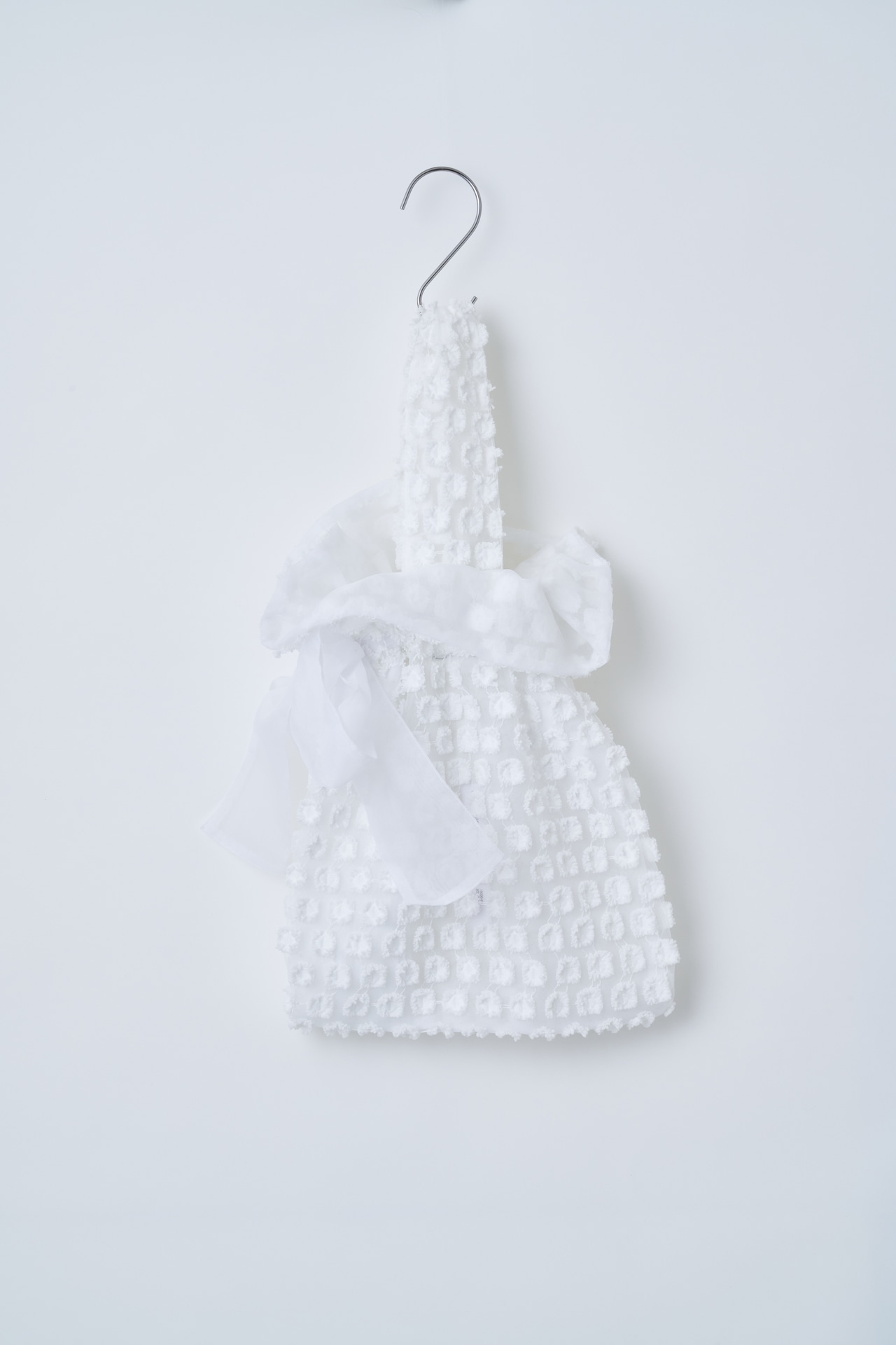 Organdie embroidery bag