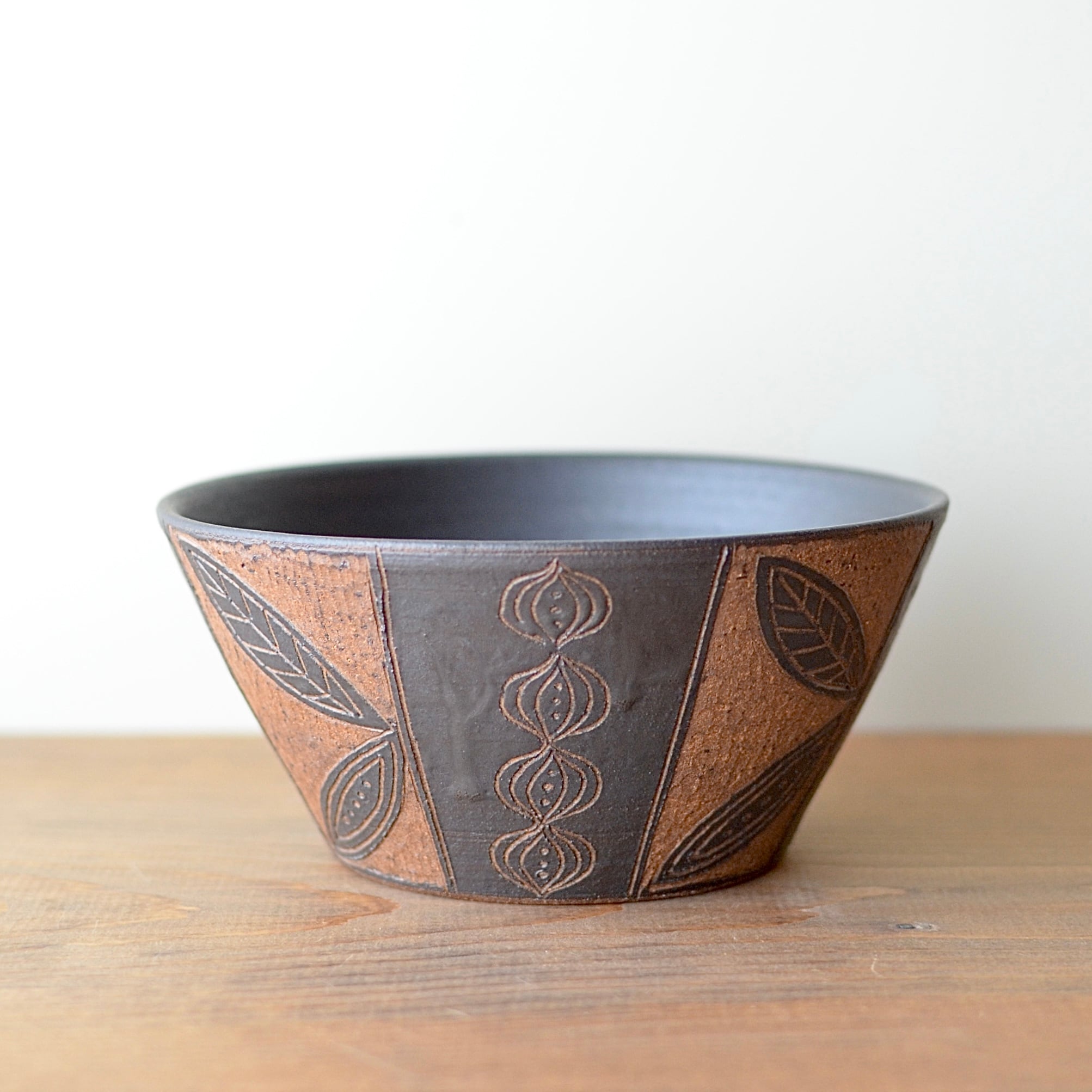 サンニン(月桃)掻き落とし鉢 | 陶器 工房o-gusuya (オーグスヤ) ~沖縄