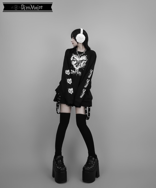 Sickness ロンT【Black】 | DimMoire