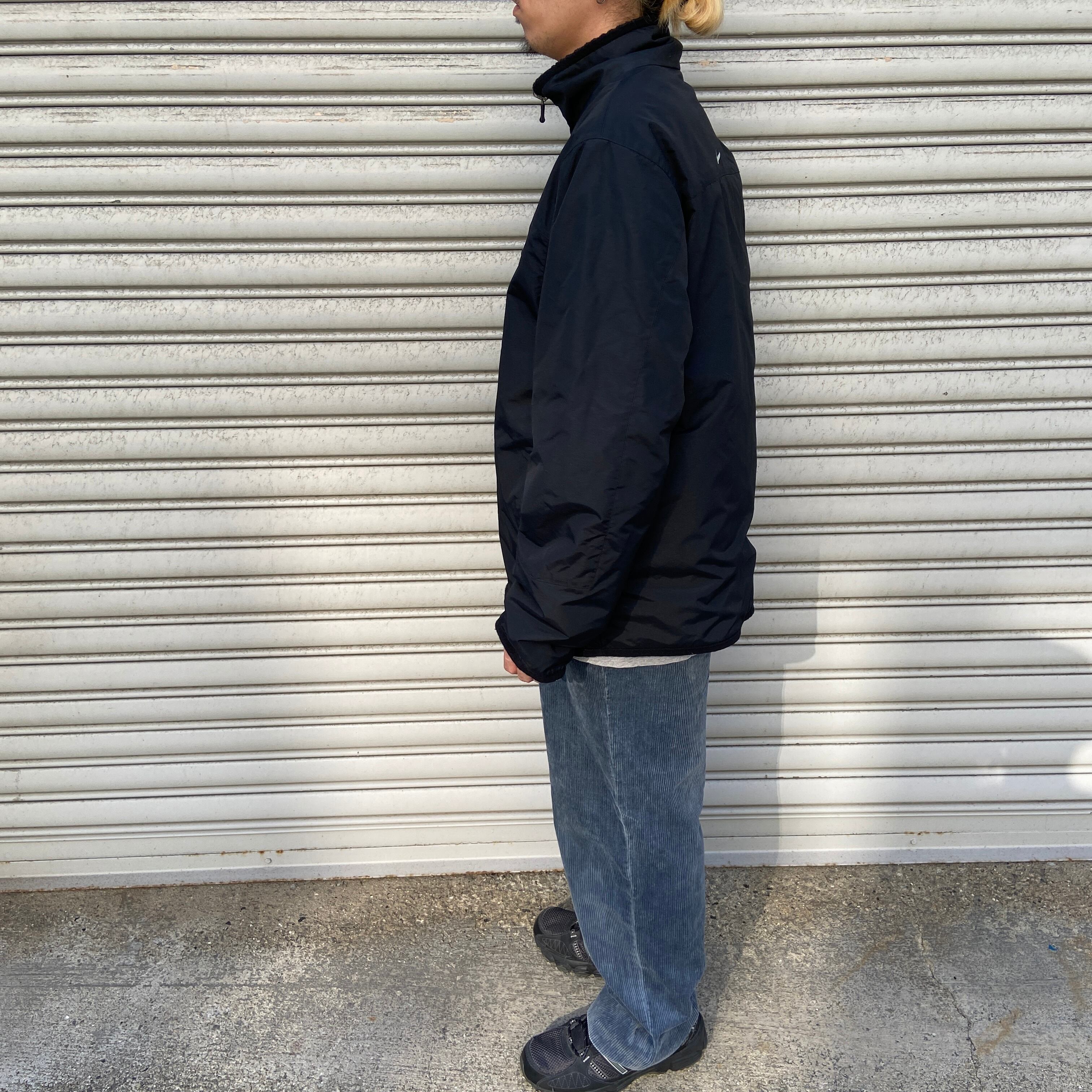 NIKE ナイキ リバーシブルナイロンジャケット フリースジャケット 黒 M  