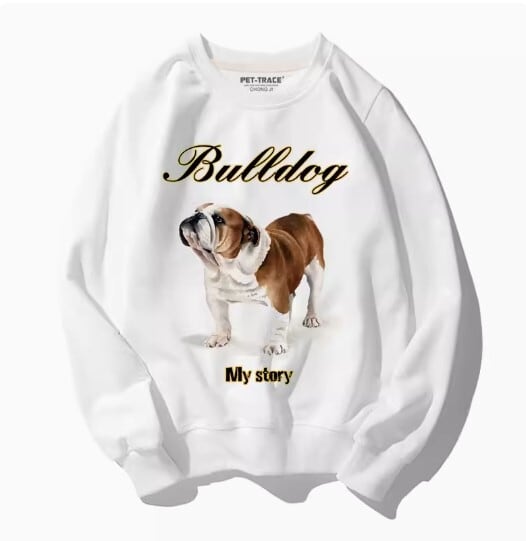 ブルドッグ STORY 長袖 スウェット | Korean unisex fashion セレクト