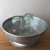 韓国のアルマイトざる 22cm