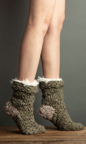 Lemon | WINTER'S TALE BOOTIE W/FUR LINING - EUCAKPTUS