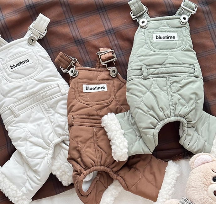 〖予約〗2101922 キルティングロンパース(XS~XL)