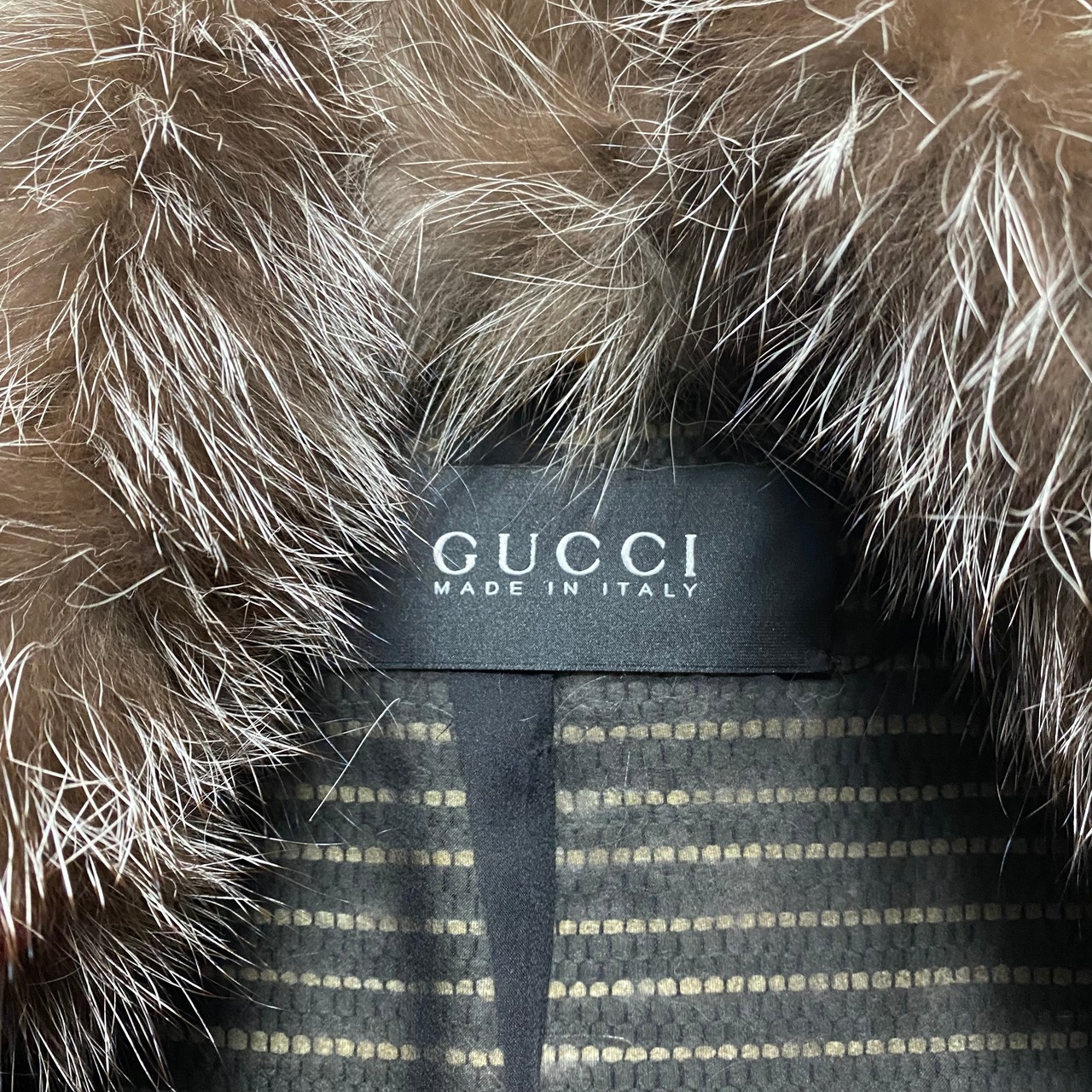 2007AW GUCCI by Frida Giannini short length fur jacket with fringe