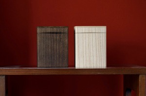COFFEE STOCKER 国産桐 コーヒーストッカー【200g 焼桐】| KIRIFT 美術木箱うらた | KIRIFT Artwork wooden box Urata