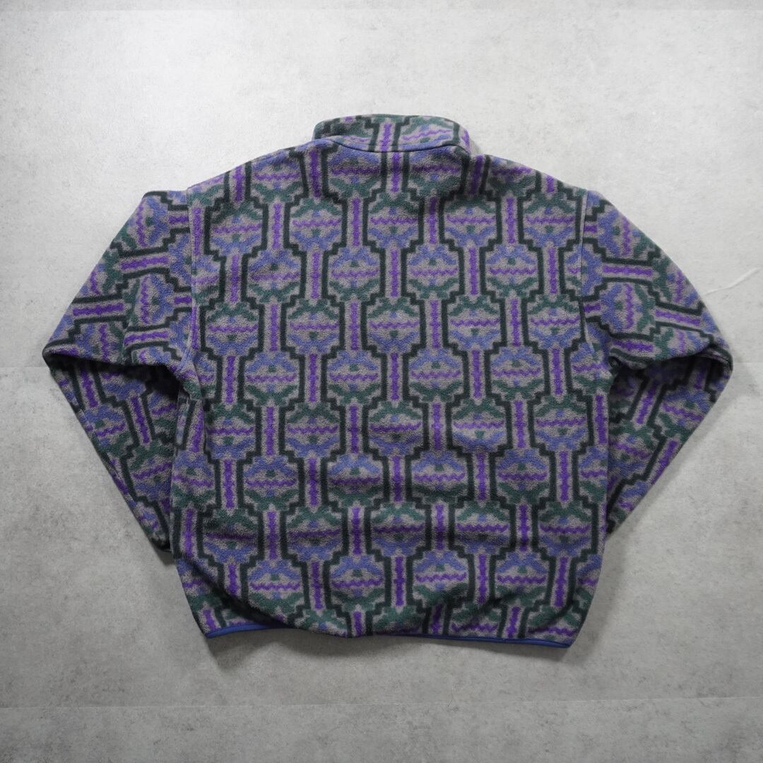 90s Patagonia 総柄 フリース キャップ M 1996年 シンチラ 90s Patagonia 総柄 フリース キャップ M 1996年 シンチラ 90s