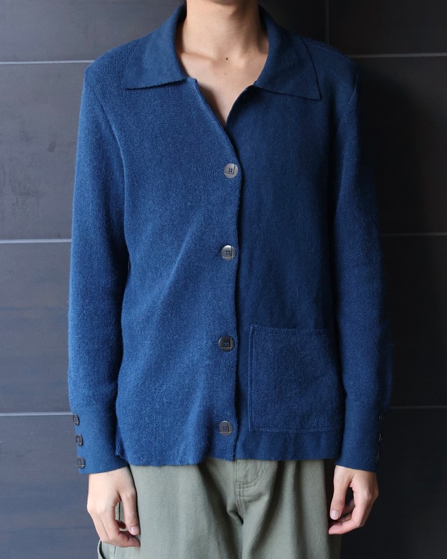 2 pocket shirt knit cardigan