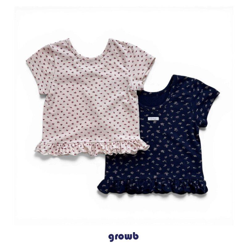【予約商品】growb / floral T