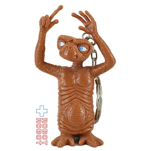 ユニバーサル・スタジオ E.T. 両手上げ PVC キーチェーン キーホルダー