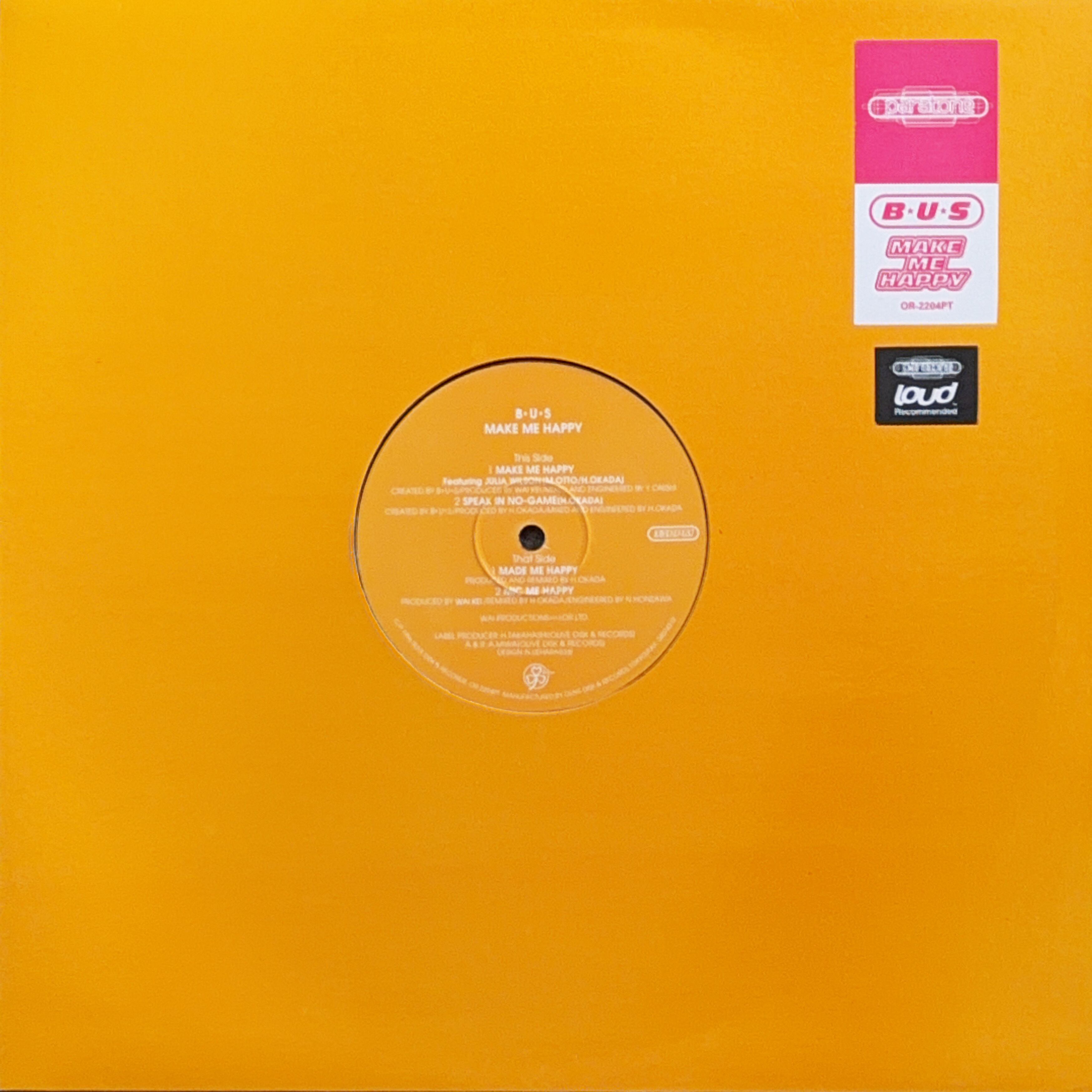 1996] B.U.S. – Make Me Happy [Paratone] | ビークルレコード