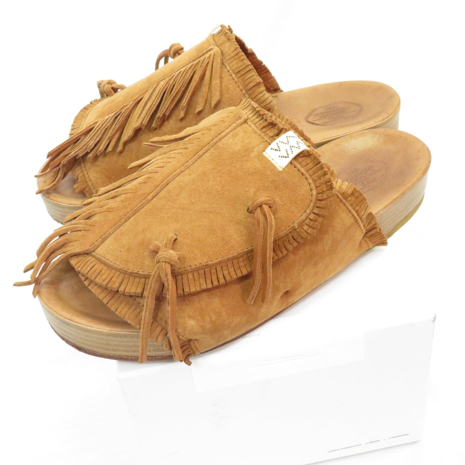 visvim CHRISTO SHAMAN-FOLK フリンジ レザー サンダル sizeL/ヴィズヴィム 0801 | USED CLOTHING  STORE merest powered by BASE