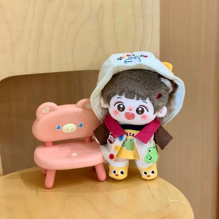 15cmぬい服】ボリュームパンツコーデ 15cm着せ替えぬいぐるみ用 棉花