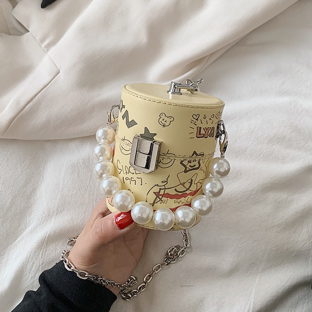 サマーチェーン ミニ 夏物 ハンドバッグ メッセンジャーバッグ 財布 パスケース 手作りハンドバック90193371838