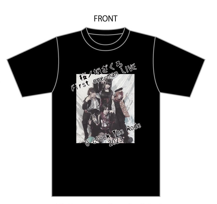 桜ノ坂ざくろワンマンTシャツ | 折井あゆなオリジナルグッズetc