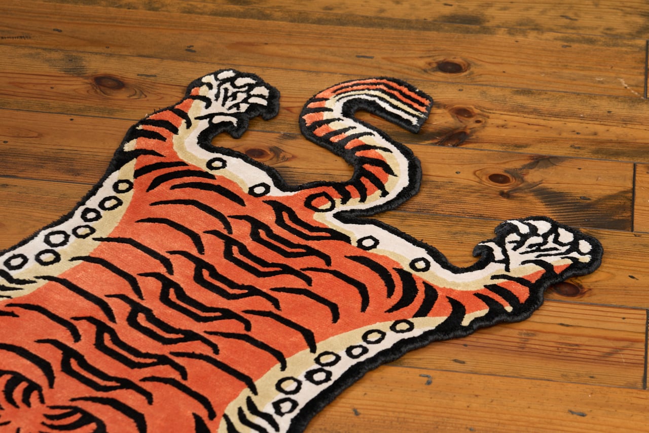 Tibetan Tiger Rug 《Sサイズ•シルク443》チベタンタイガーラグ