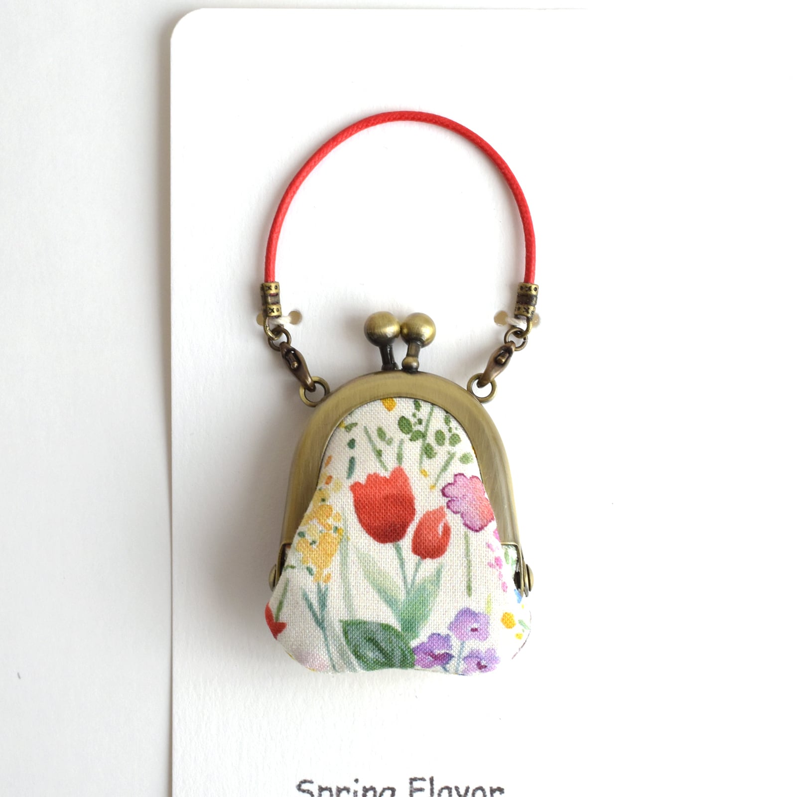 Bag charms ミニがま口バッグチャーム | Spring Flavor