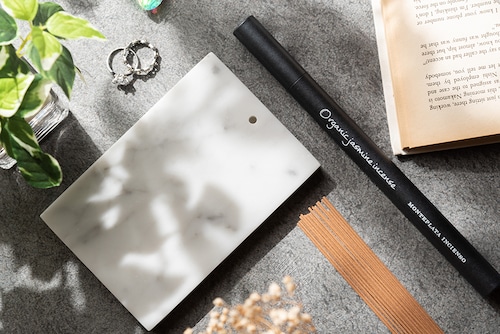 Blanco Carrara Square & Incense Stick