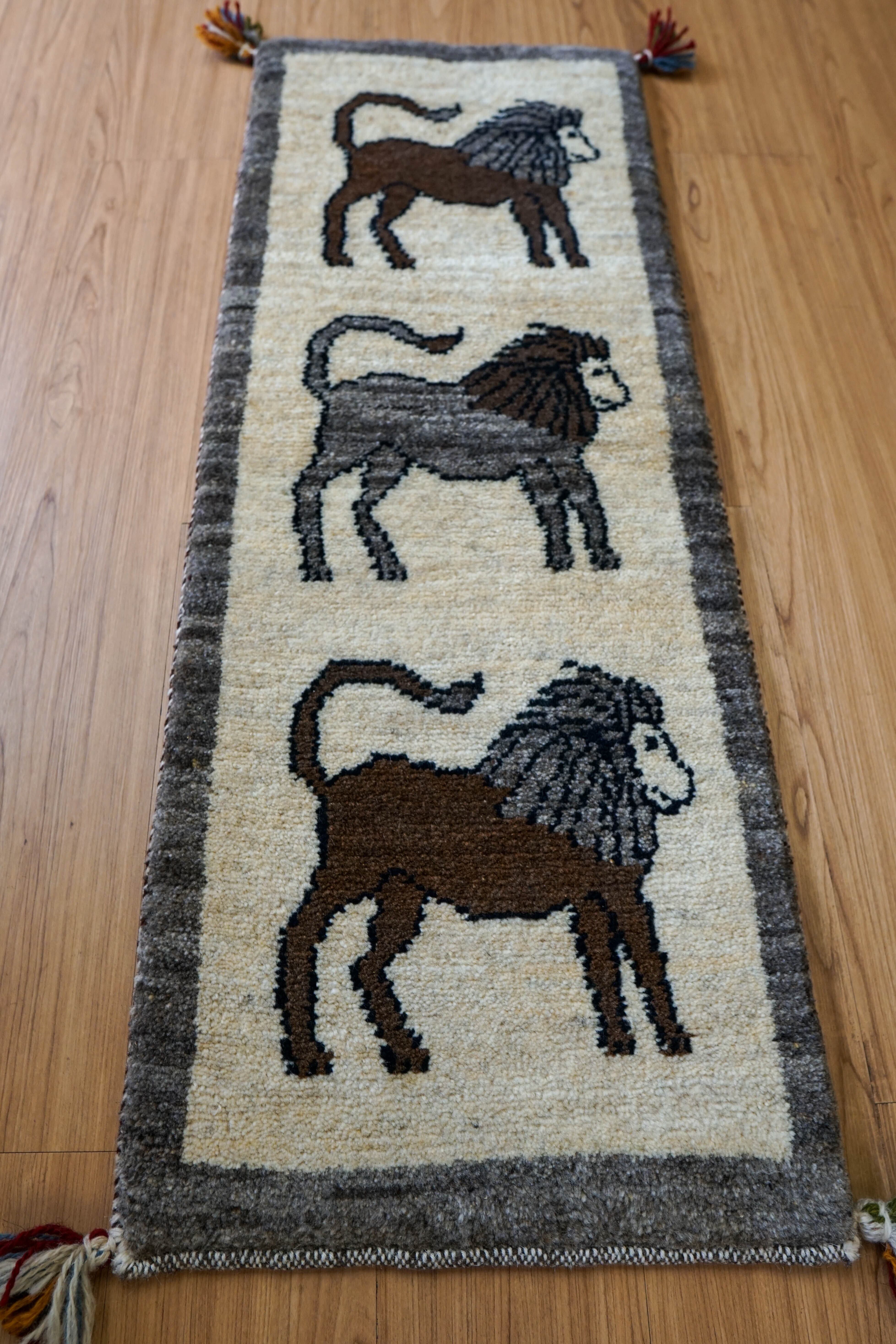 ペルシャ ギャッベ アマレ族 ギャベ　ランナー 116×42cm ペルシャギャッベ アマレ族 ギャベ ランナー 116×42cm | Decorworks