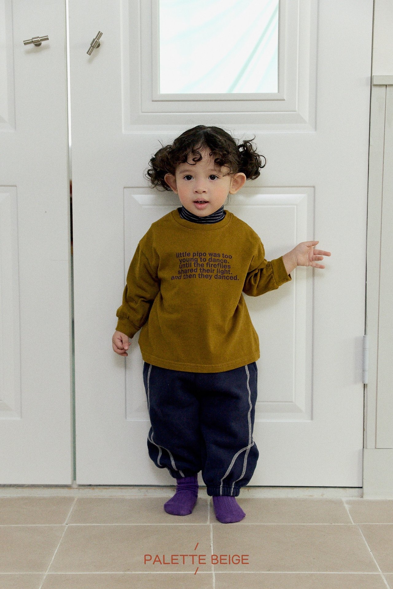 the beige［取寄］lettering pitch tee 26winter