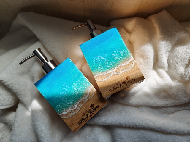 332.オーシャンレジンアート ソープディスペンサー